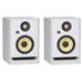 (2) KRK ROKIT RP5 G4 5 Bi-Amped Studio Monitor DSP Speakers White Noise Edition