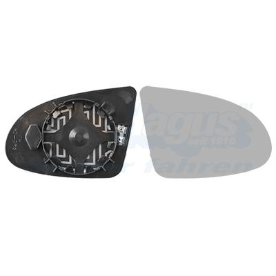 VAN WEZEL Spiegelglas, Außenspiegel rechts für AUDI 8Z1857536A 0302838 Image