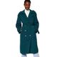 Trendyol Women's Damen Wohnung Langer Arm Plus Size Regenmantel Trenchcoat, Dark Green, 36 Größen