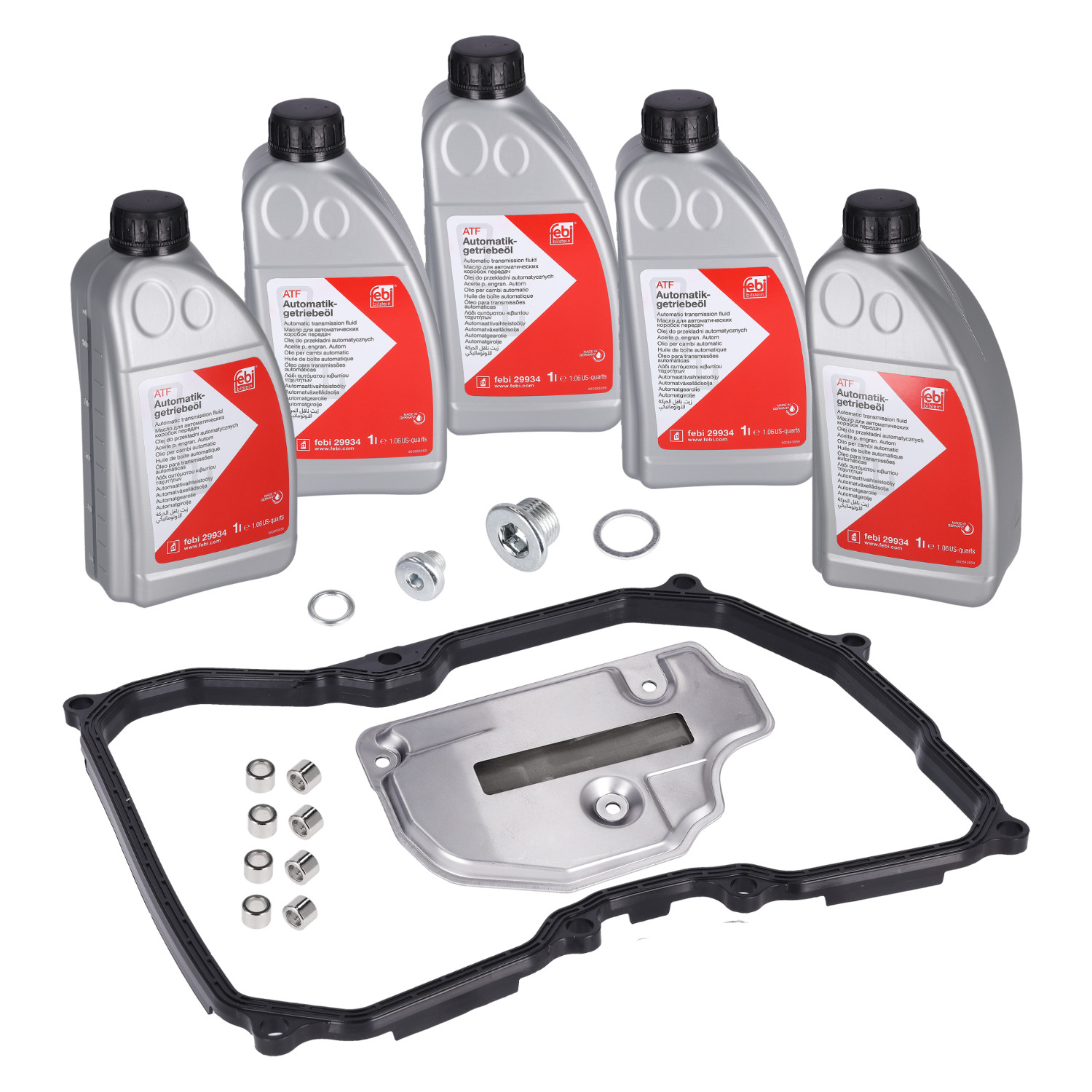 FEBI BILSTEIN Teilesatz, Ölwechsel-Automatikgetriebe 176896 für VW Image