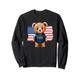 Als Nächstes wählen Bear President of the US Proud American US Flag Sweatshirt
