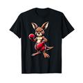 Boxhandschuhe Känguru Boxer Fighter Funny Boys Girls Kids T-Shirt