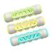 3pcs Dog Toys Dog Chew Toys Dog Toothbrush Doggy Brushing Stick Bone Extremely Durable Puppy Oral Dental Care Tool (Lake Blue Green Yellow)