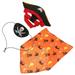 Party Favors Pet Cat Bandana Halloween Pirate Hat Triangle Set Skeleton Pumpkin Saliva Costume Costumes Decorate Plush