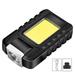 EDFRWWS XPG COB Hat Clip Light 500mAh 500LM Type-C Rechargeable Outdoor Headlight(Black)