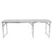 Outdoor Folding Table Aluminium Alloy Foldable Portable Camping Picnic Outdoor Golden Desk