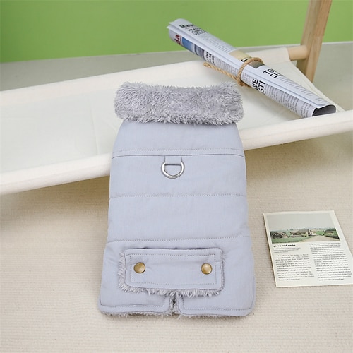Hund Katze Mäntel Jacke Einfacher Stil Winter Atmungsaktiv Weich Waschbar Bequem Dicht Alltagskleidung Alltagstauglich Wochenende Spaziergang Hundebekleidung for Katze Hund Husky Labrador Alaskan Image