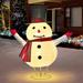 (2.3Ft Tall)Lighted Christmas Snowman Decor Xmas Yard Decoration for Holiday Indoor Outdoor Lawn Garden