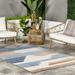 nuLOOM Oaklyn Contemporary Indoor/Outdoor Area Rug 4 x 6 Beige