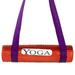 4.25 Shiny Red Yoga Mat Glass Christmas Ornament