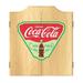 Coca-Cola Ice Cold Dart Board Cabinet Set with 6 Steel Tip Darts