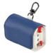 Golf Ball Bag Pouch Color-Blocked Golf Tees Bag Pouch Holder Magnetic Metal Hangings Buckle for 2 Golf Balls Dark Blue