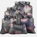 6Pcs Set Outdoor Waterproof Bag Dry Sack Waterproof Dry Backpack Storage Pouch Military camouflage