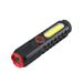 Camping Torch Rechargeable LED Spotlight Flashlights Outdoor Bright Flashlight Waterproof Portable Mini Searchlight for Fishing Hiking Camping (Red)