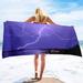 Oversized Beach Towel Lighting Print Extra Large Big Pool Swim Travel Soft Towel Blanket Camping Cruise Lounge Chair Cover Gift