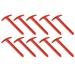 10 Pcs Nylon Nails Tent Camping Accessories High Strength Stake Safety Stakes Red