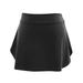 Lovskoo 2024 Flowy Tennis Skirts for Women Athletic Activewear Elasticity Pants Yoga Mini Summer Workout Running Shorts Black-M