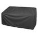 Outoloxit Patio Benches Loveseat Covers Durable Solar Ray Resistance Patio Sofa Covers Lawns Furniture Covers for Outdoor Seating Black