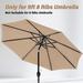 9 Patio Umbrella Replacement Canopy Outdoor Table Market Yard Umbrella Replacement Top Cover