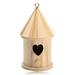 WQQZJJ Wall-mounted Wooden Outdoor House Bird House Bird Box Wooden Box Bird Feeders For Outdoors