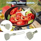 Deagia Sporting Goods Accessories Clearance Outdoor Cooking Shovels Stainless Steel Foldable Picnic Cookware Spatula Camping Tools