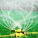 allowith Lawn Sprinkler Automatic Garden Water Sprinkler Upgrade 360 Degree Rotation Irrigation System Large Area Coverage Sprinkler for Yard Lawn Kids and Garden