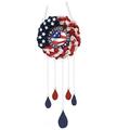 LINMOUA Independence Day Decorations Clearance! Wind Chimes Solar Wind Chimes Outdoor Color Changing Light Up Wind Chimes Solar Powered Memorial Wind Chimes Birthday Gifts D