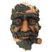 ZPAQI Young Man Tree Face Decor Sculpture Flower Planter Pot Waterproof Resin Face on The Tree for Outdoor Garden Decoration