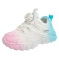 gvdentm Toddler Shoes Girl Girls Sneakers Kids Shoes Lightweight Breathable Running Tennis Fitness Shoes Pink 27