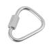 4 Pcs Portable Climbing Buckle Stainless Steel Carabiner Mini Multifunctional Carabiners