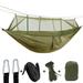 Deagia Yoga Equipment Clearance Outdoor Camping Double Green Sky Tent Hammocks with Mosquito Net Camping Tools