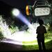Weloille Solar Lamp Super Bright Camping Lamp Outdoor Emergency Charging Household Lamp Camping Lamp Hand Lamp USB Solar Charging Hand-helds Tent Lantern