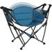 QCAI Portable Hammock Camping Chairs for Adults Padded Folding Swinging Camping Chair with Stand Cup Holder for Outdoor Beach Fishing Trips Patio