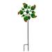 HTHJSCO Rainbow Colors Spinning Garden Stake Windmill Outdoor Garden Patio Decoration