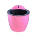 NANDIYNZHI Plant Pots Automatic Water Absorption Lazy Flower Pot Water Culture Wall Hanging Basin Hanging Planters for Indoor Plants Planters for Indoor Plants Pink