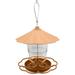 NANDIYNZHI Bird Feeders for Outdoors Bigbird Feeder for Outdoor Hanging Plastic Wild Bird Feeder for Garden Yard Bird Feeder Window Bird Feeder Outdoor Decor Brown