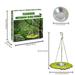 HTHJSCO Hanging Bird Bath Bird Bath Bird Feeder 2 in 1 Hanging Bird Feeder & Bird Bath for Outside Hanging Bird Baths for Outdoors