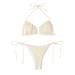 Hwmodou Women Swimwears Elegant Women S Sexy Solid Color Fashion Loose Sexy Multi Split Strappy Bikini Weekend Party Seaside Bathing Suits For Woman