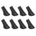 8 Pcs Replaceable Alpenstock Tip Crutch Supply Silicone Crutch Tip Alpenstock Non-Slip Cover Crutch Outdoor Silica Gel Elder Travel