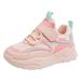 gvdentm Girls Sneakers Girls Shoes Kids Tennis School Sneakers Breathable Running Shoes Pink 27