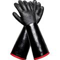 BBQ Gloves Heat Resistant Cooking Gloves Grill Oven Gloves 14 Inches 932â„‰ Barbecue Gloves Fireproof Waterproof Resistant Oil Smoke Oven Mitts for Cooking on Fryer Welding Baking