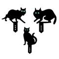 ZPAQI Garden for Cat Shaped Lawn Plaques Stakes Acrylic Backyard Decoration for Home Garden Decor Signs Yard Decor Pathway Patio Ornaments