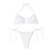 Hwmodou Women Swimwears Elegant Women S Sexy Solid Color Fashion Loose Sexy Multi Split Strappy Bikini Yoga Pool Hot Spring Clothes For Woman