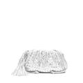 Happy Woven Leather Crossbody Bag - White - P.A.R.O.S.H. Shoulder Bags