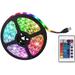 5M Led Strip LED Color Changing Light RGB Dimmable String Lights with 24 Keys Remote Control Self-Adhesive Tape Multi-Color Decorative Led Light Bedroom Led