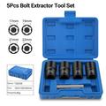 Andoer Socket tool suits Nut Socket Set 1/2 Socket Kit 5pcs Nut Remover Easy Out Rusted Socket Set 1/2 Remover Nut Socket Set 1/2 Socket Nut Remover Nut Kit Easy Out Rusted Rounded And