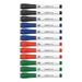 Medium Point Low-Odor Dry-Erase Markers With Erasers Medium Bullet Tip Assorted Colors 12/pack | Bundle of 10 Packs