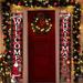 Jlong Welcome Christmas Banners Decorations Outdoor 12x72in Merry Christmas Door Porch Sign Banners Hanging Banners for Front Door Indoor Outdoor Decor