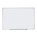 Dry Erase Board 70 x 47 Inches Melamine Surface Silver Aluminum Frame