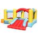 Kids Inflatable Bounce House Jumping Castle with Slide Basketball Hoop Trampoline & Relax Area Air Blower